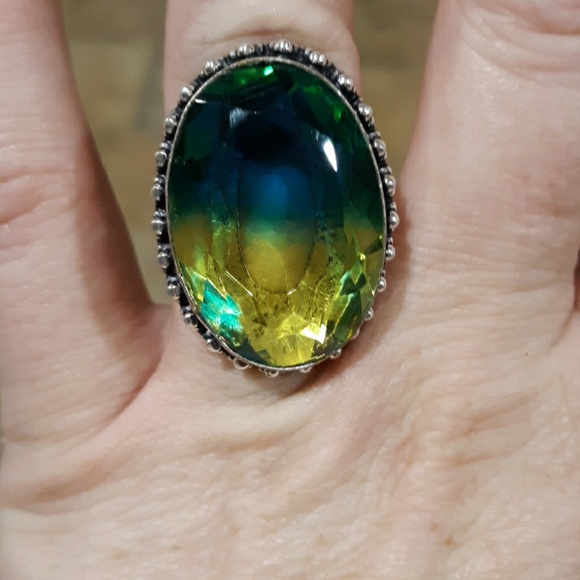 ***$15 Sale*** New Ametrine Silver Ring. - Picture 4 of 6